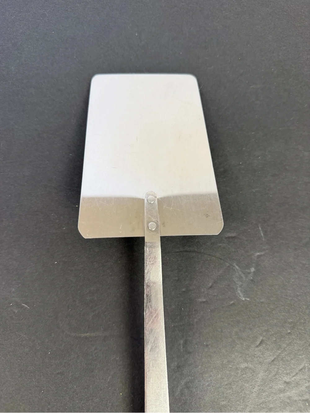 Vtg FLINT Arrowhead SPATULA USA Black Handle Stainless 14”